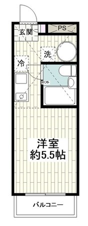 ユーコート鶴ヶ峰の物件間取画像